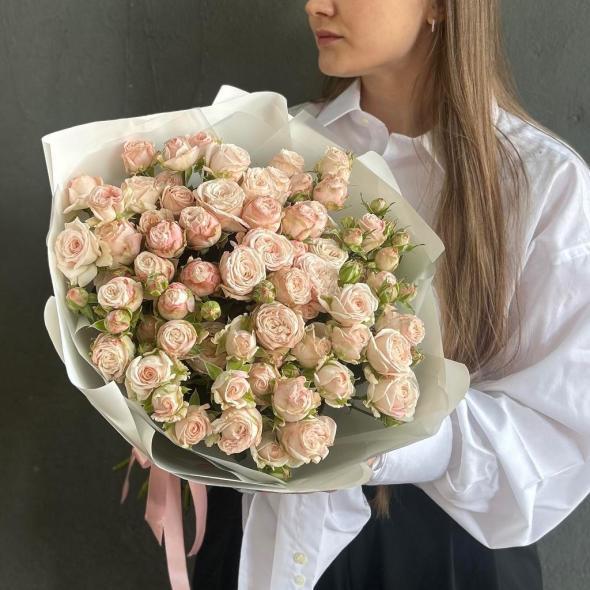 Букет «Кремовый бомбастик» 15 шт