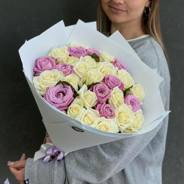 Букет «White and purple»