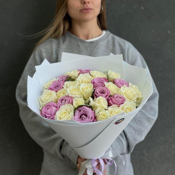 Букет «White and purple»