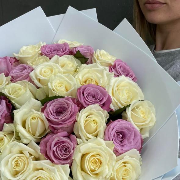 Букет «White and purple»