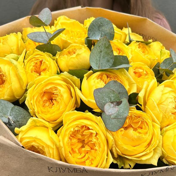 Букет «Каталина с эвкалиптом» 25 шт