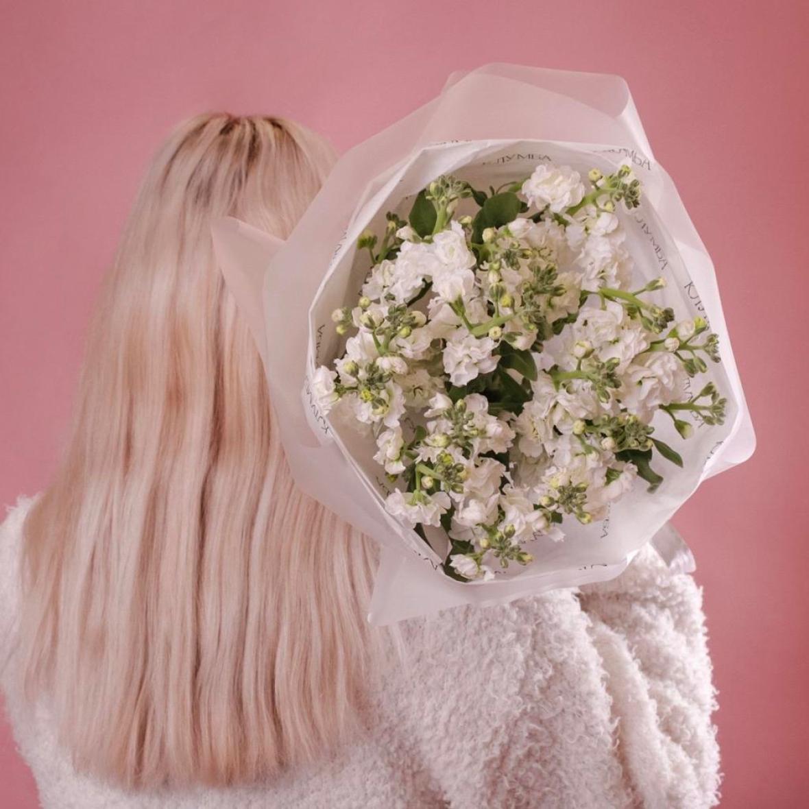 Белая маттиола, 5 шт