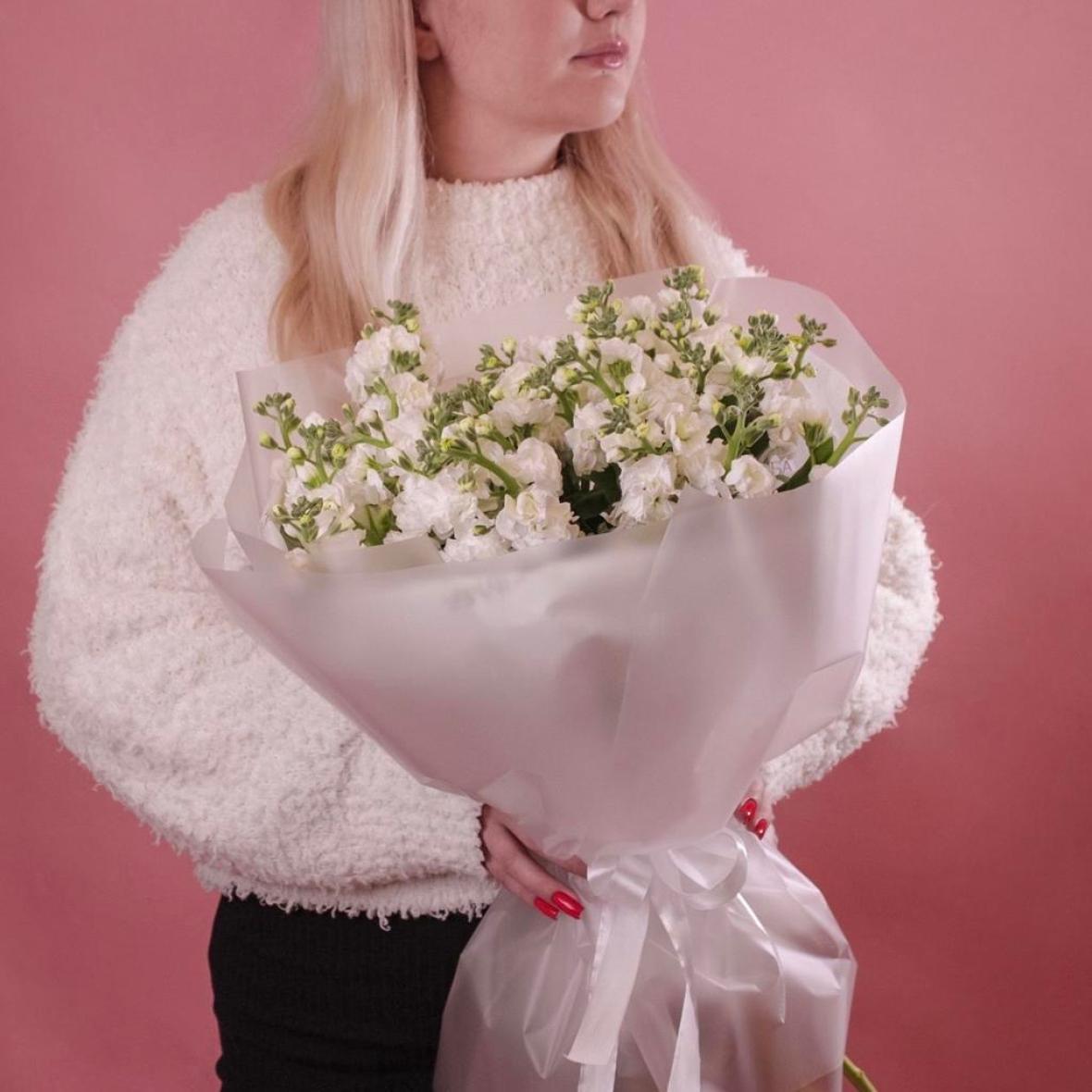 Белая маттиола, 9 шт