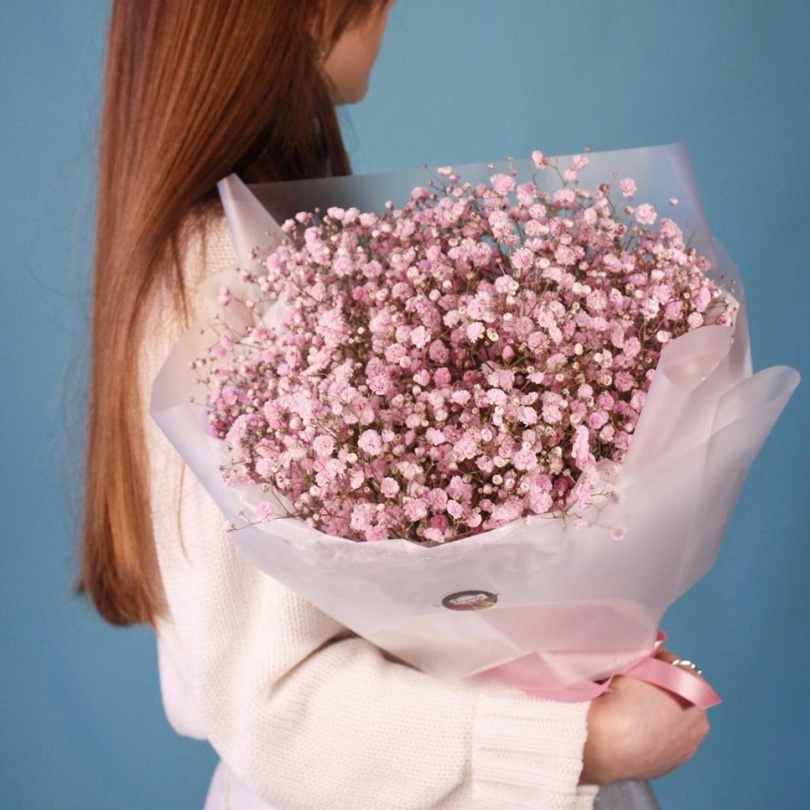 Розовая гипсофила, 7 шт